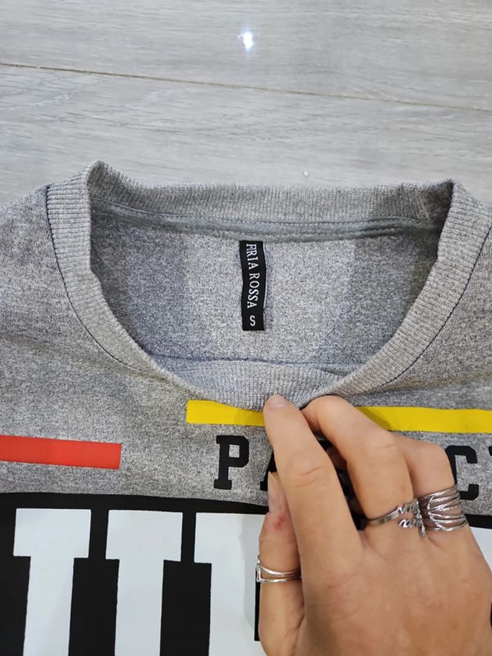 Sweat homme T S gris - photo numéro 2