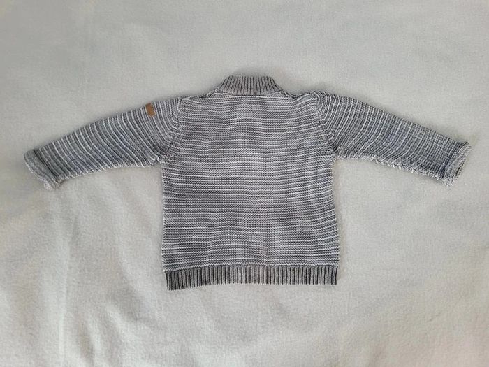 gilet en maille 12 mois kiabi 73-76 cm - photo numéro 3