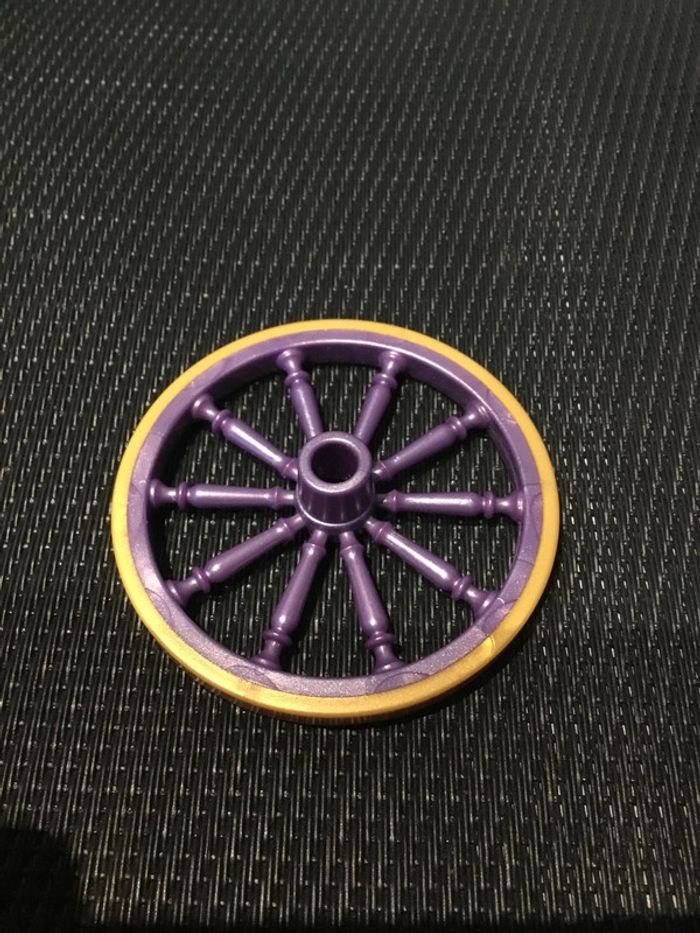 Playmobil roue caleche 6856 violet pièces détachées - photo numéro 3