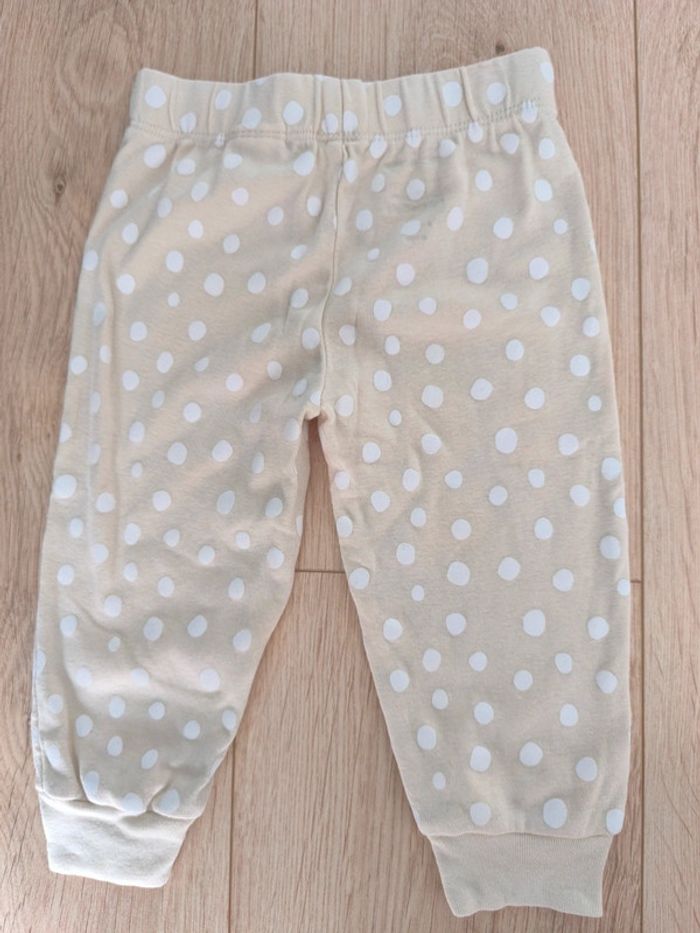 Pantalon jogging léger Fille beige à pois blanc Disney Amazon Essentials Bambi - 18 moi - photo numéro 3