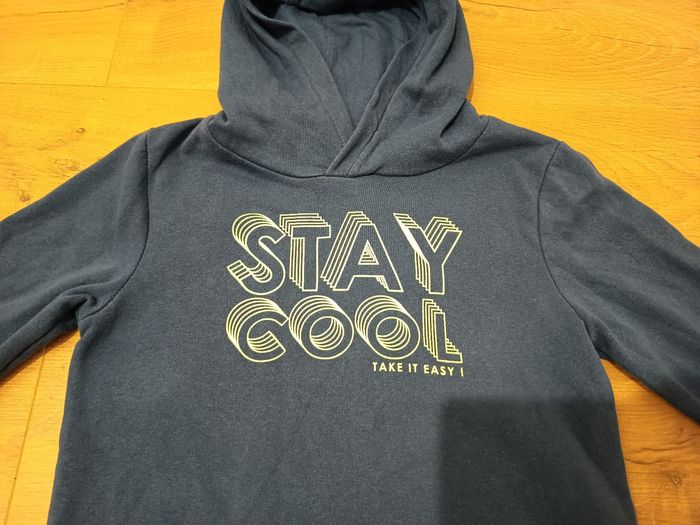 Sweat à capuche doublé garçon, KIABI, taille 8 ans - photo numéro 2