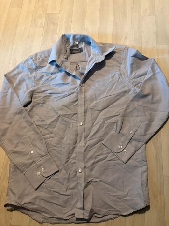 Chemise manches longues bleu clair 42