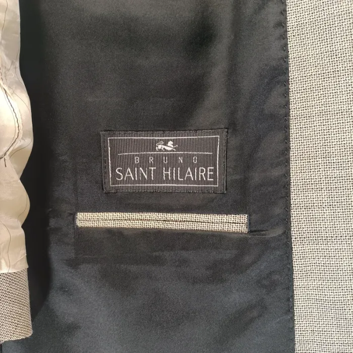 Veste de costume gris clair Saint Hilaire - Élégance classique taille 54 A468 - photo numéro 16