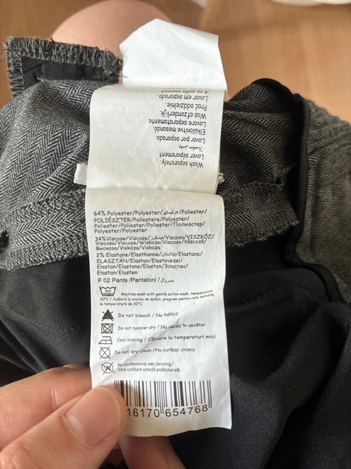 Pantalon carotte gris - photo numéro 5