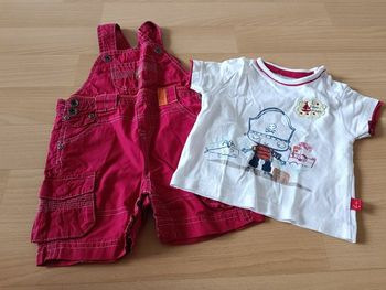 Ensemble salopette short