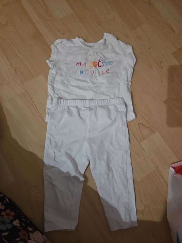 Ensemble 12mois fille mots d'enfants