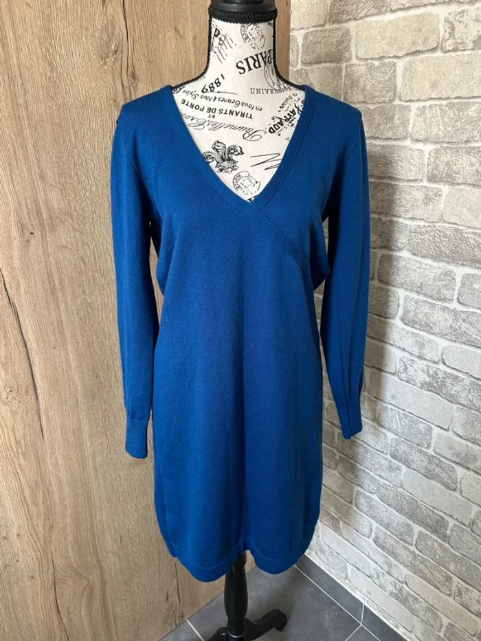 Robe pull longue taille 2