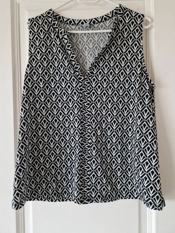 Tee shirt taille M 38 40 noir et blanc amisu