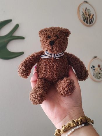 Ourson gap brun avec noeud papillon