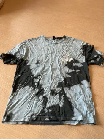 T-shirt oversized tie and dye Black squad