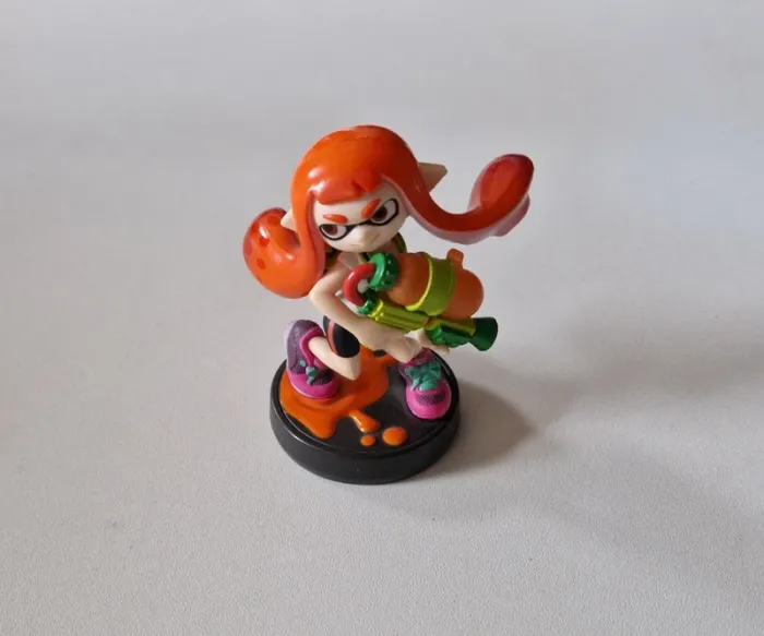 Figurine Inkling Fille Girls Orange Variante Amiibo Smash Bros
