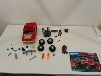 Playmobil 71194 véhicule tout terrain des pompiers