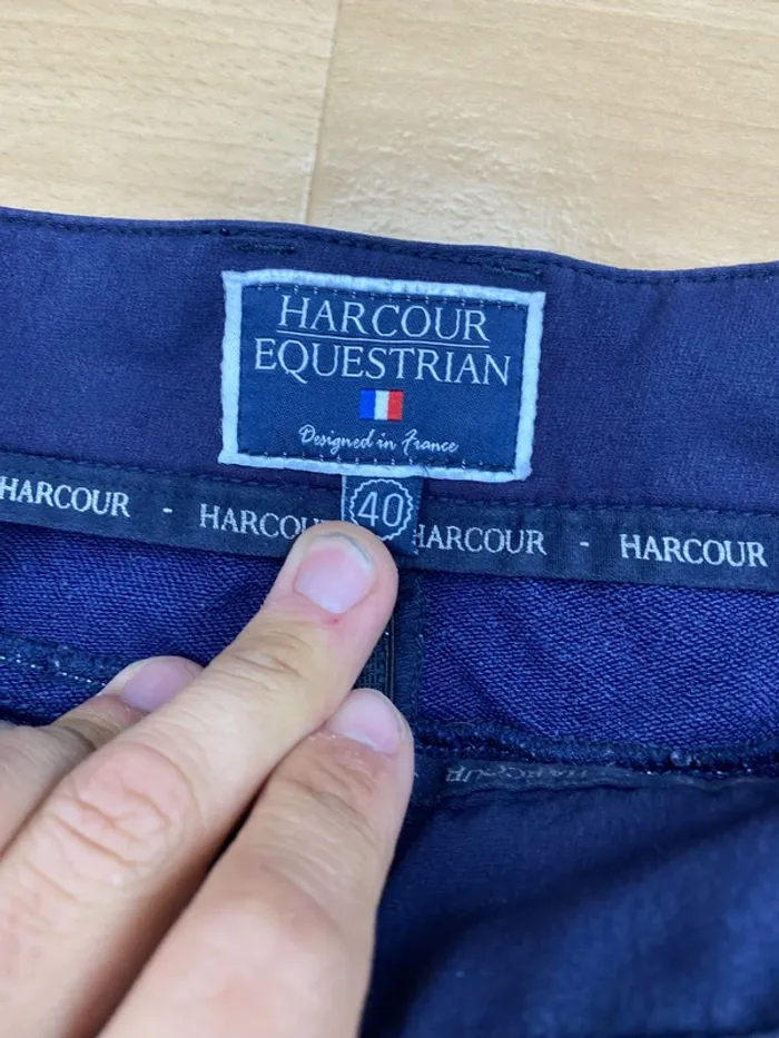Pantalon d’équitation Harcour – Bleu marine – Taille 40 - photo numéro 9