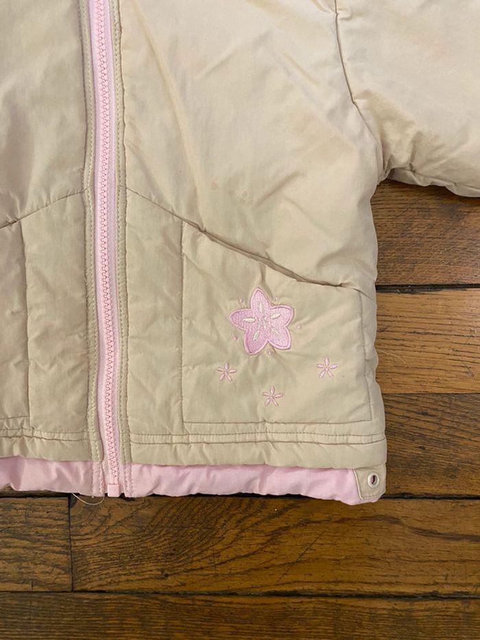 Manteau capuche Vynil Fraise Taille 3 ans - photo numéro 2