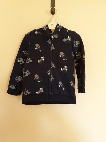 Veste molleton avec capuche 98 cm - 3 ans