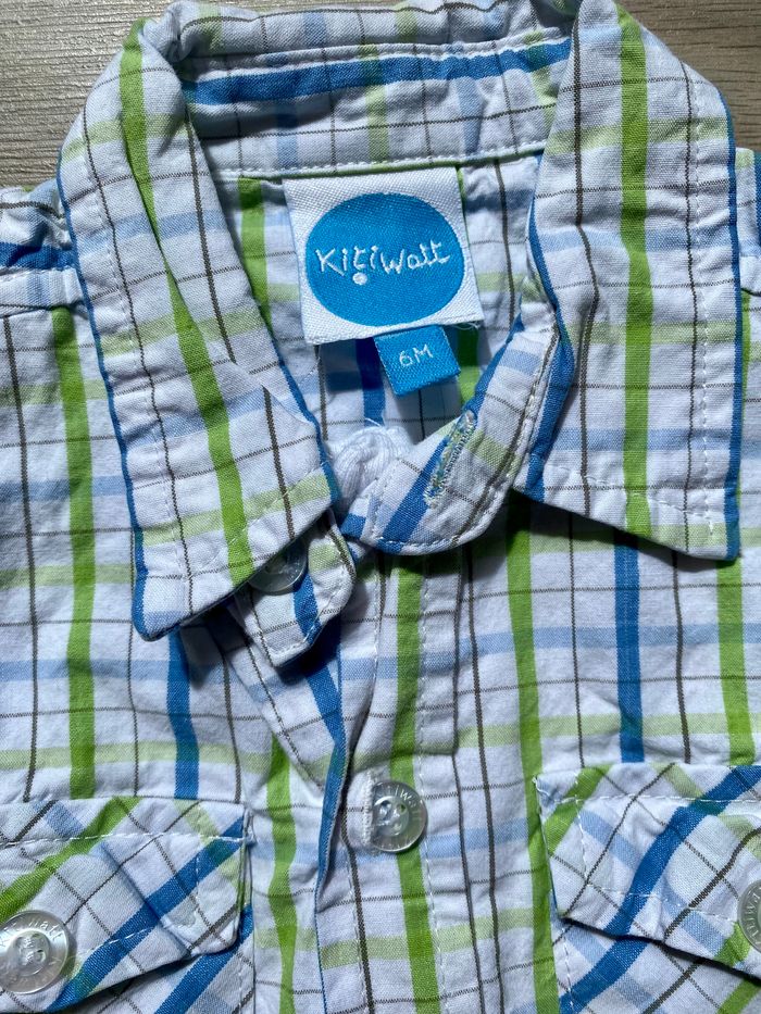 Chemise manche courte 6 mois - photo numéro 3