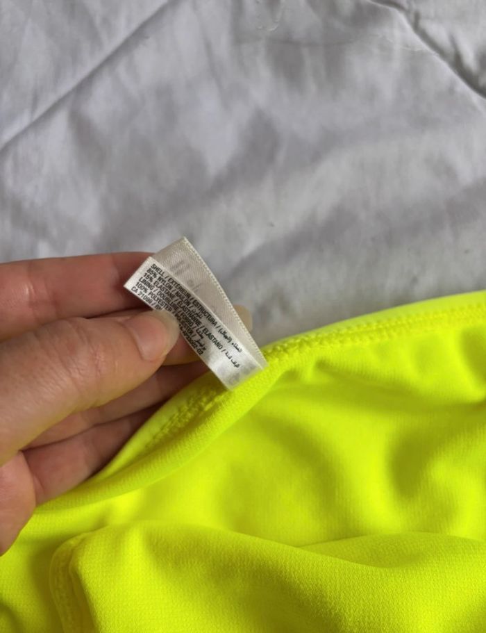 Lot 2 bas de maillots de bain bikini blanc jaune fluo Ardene taille L/40 neuf - photo numéro 7