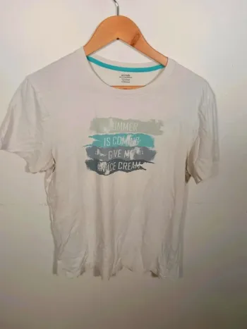 C13 t-shirt blanc kiabi M