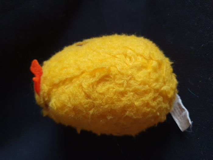 Rare peluche hochet œuf poussin jaune Création Chamti Ancien Hauteur 11 cm - photo numéro 5