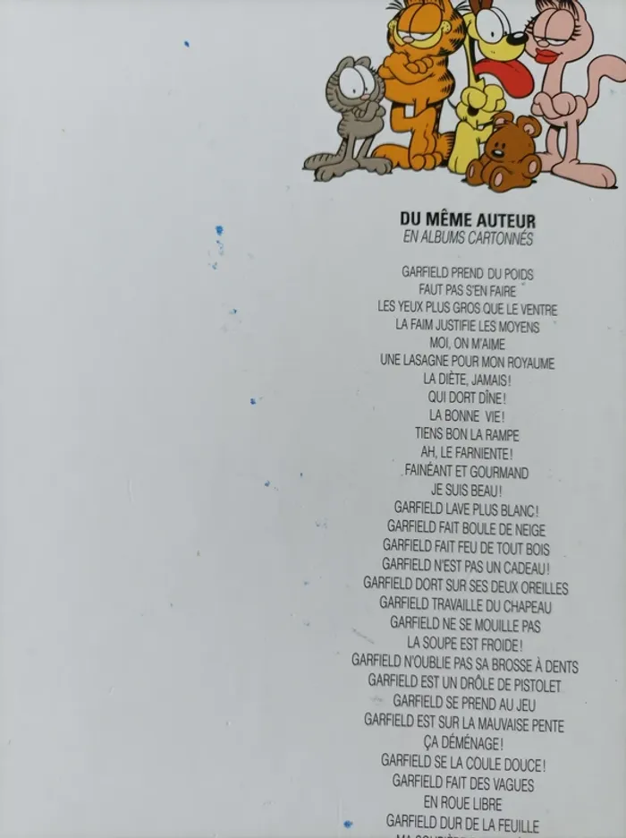 Bande dessinée BD Garfield 40 Fait le poids Dargaud - photo numéro 6