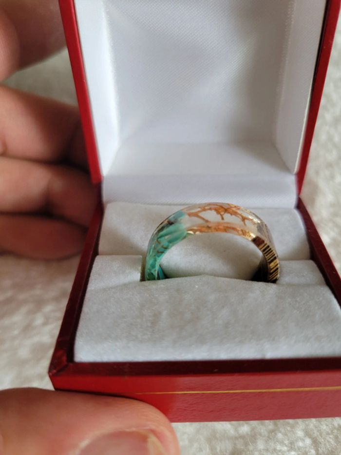 Bague taille 20 resine