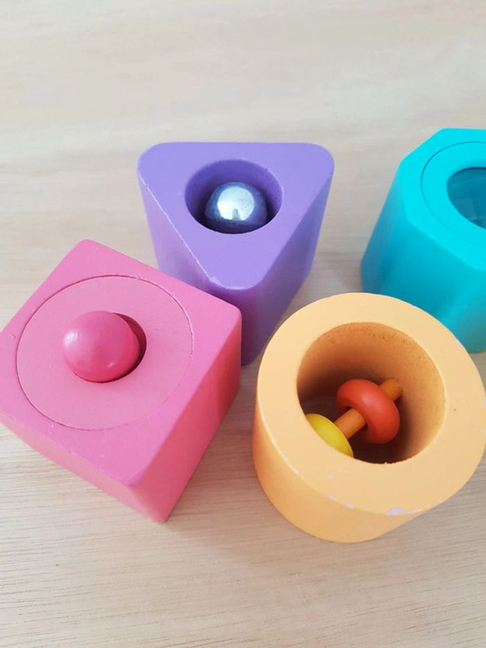 Janod cubes sensoriels I Wood en bois - photo numéro 8