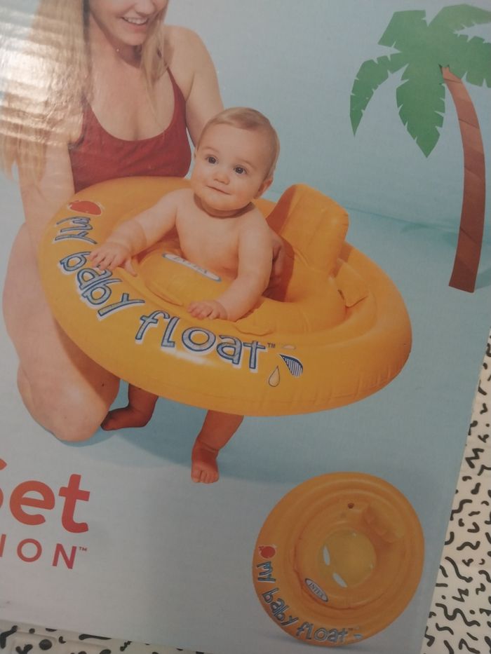 Bouée bébé siège piscine Intex My Baby Float 70 cm neuve - photo numéro 3