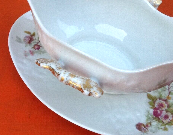 Années 1900 Saucière sur dormant Porcelaine - photo numéro 5