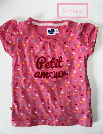 Tee shirt 9 mois
