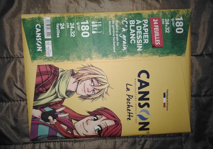 24 feuilles papier Canson 180g/m2 24X32 - photo numéro 2