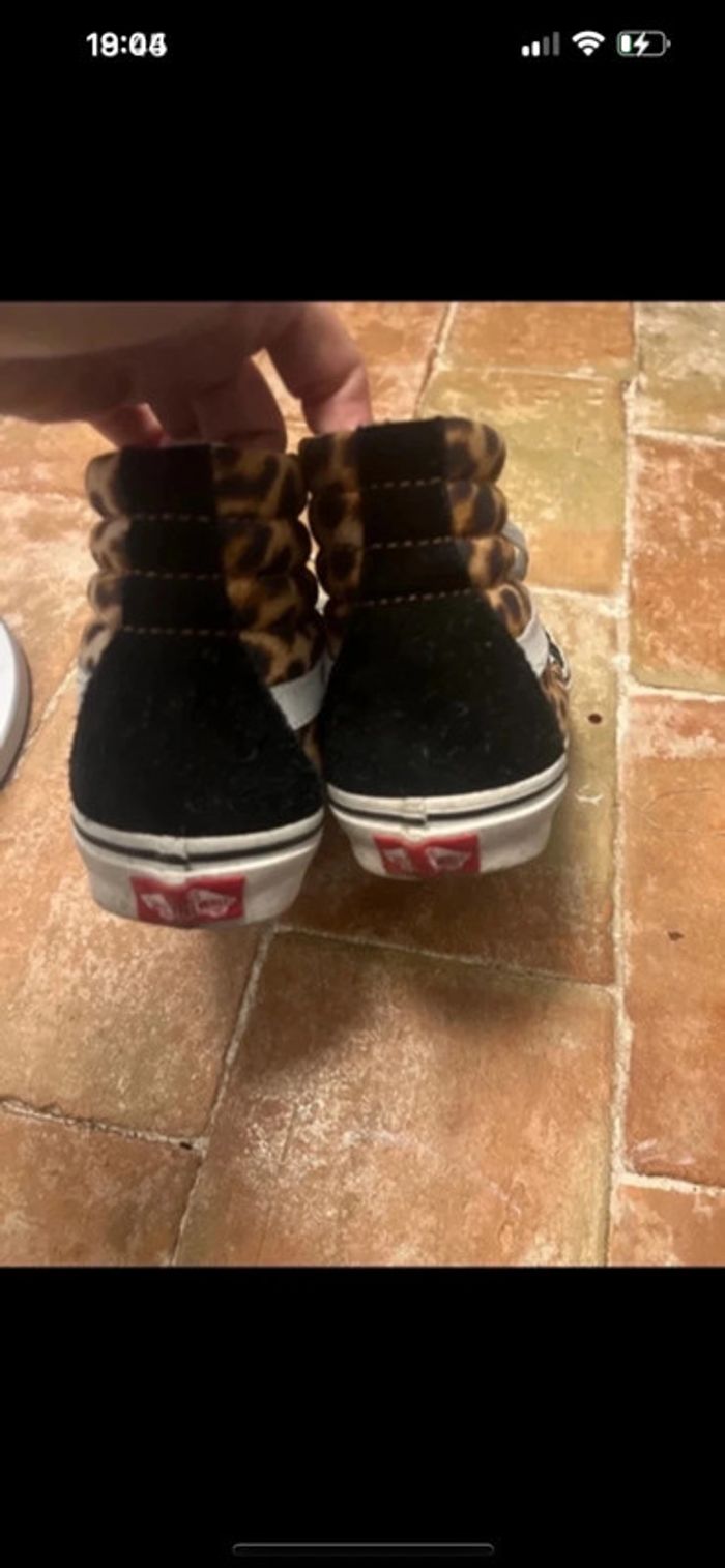 Vans montante léopard pointure 36.5 - photo numéro 3