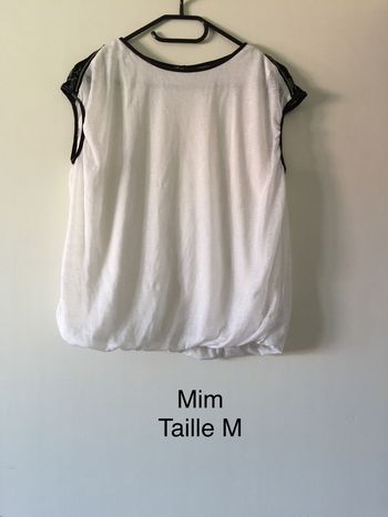 Top Mim blanc Taille M