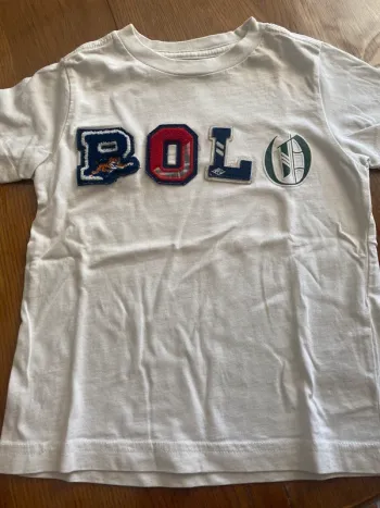 Tee-shirt manches courtes garçon 2 ans – Polo Ralph Lauren – Bon état, classique