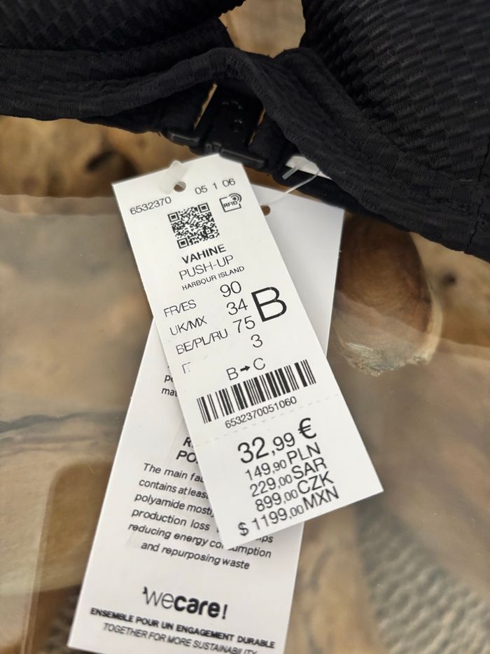 Haut de maillot de bain Etam push up noir - photo numéro 4