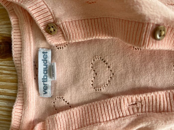 Cardigan rose Vertbaudet (36 mois - 94 cm) - photo numéro 3