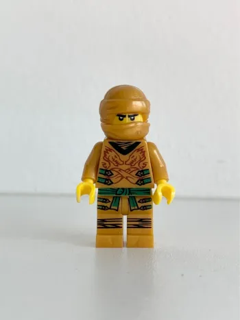 🥷  Figurine Ninja Lloyd Ninjago Doré légo