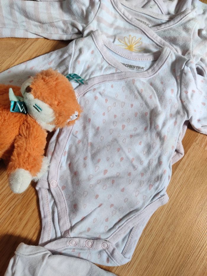 Lot de 5 bodies 1 mois - photo numéro 4