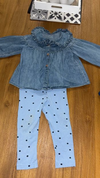 Ensemble bébé fille jean leggin
