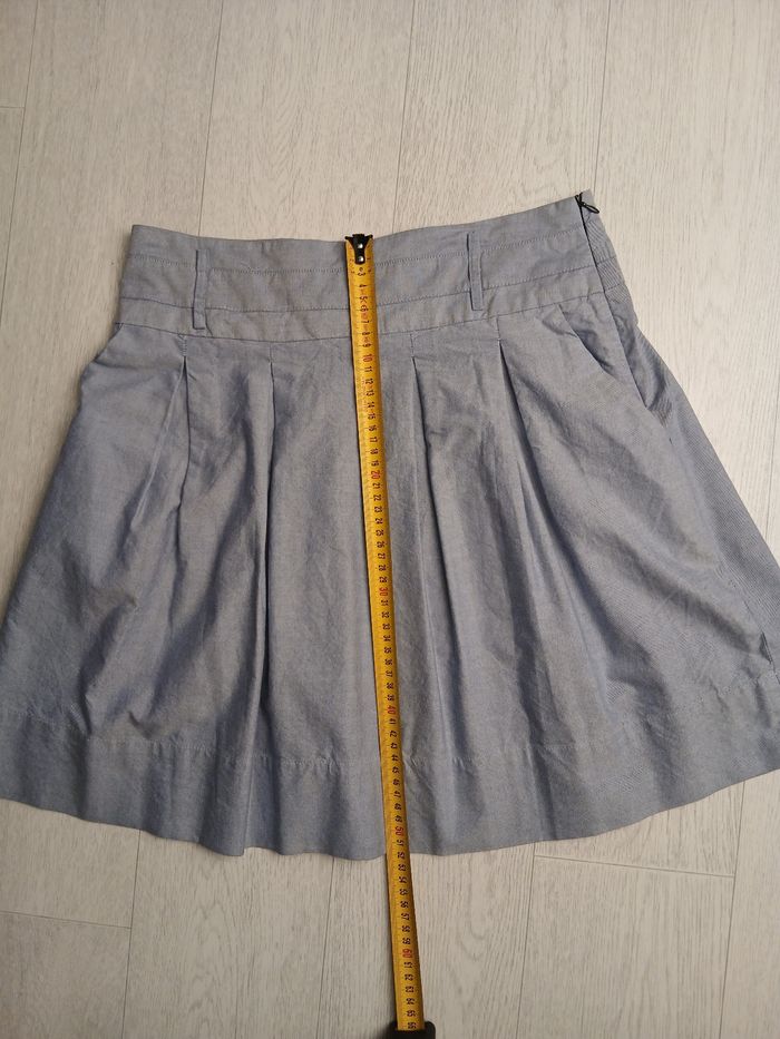 Jupe Zara Bleue clair Taille L - photo numéro 8