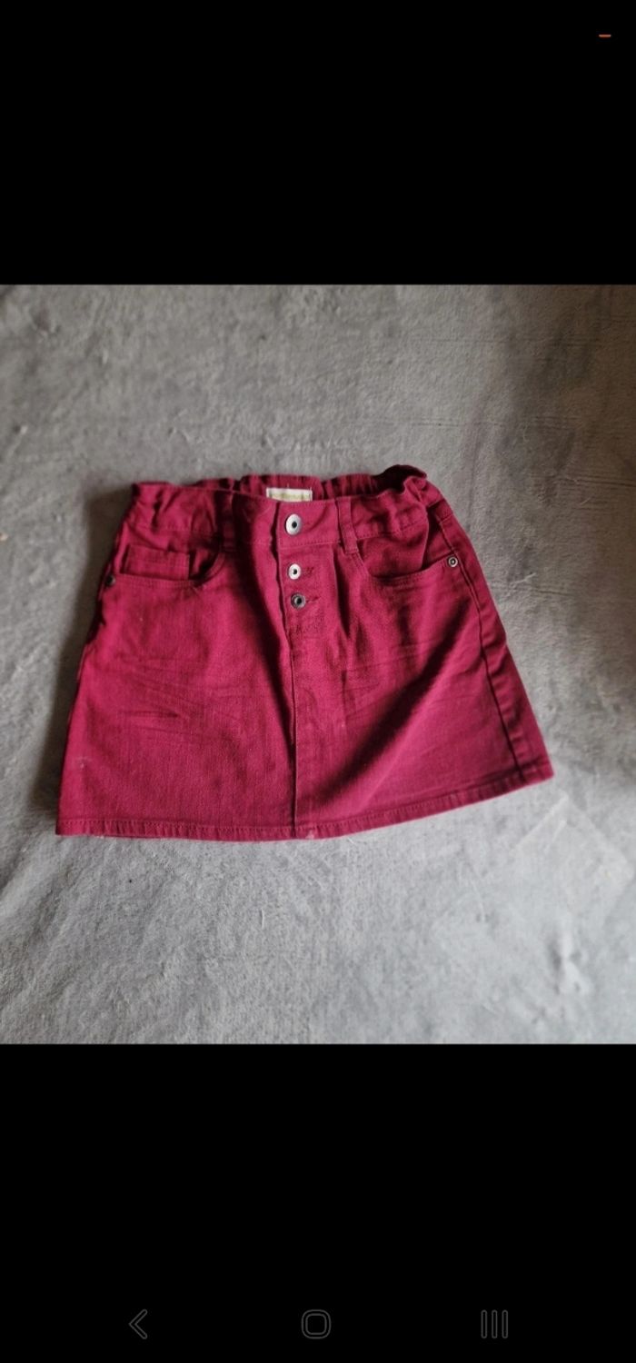 Jupe bordeaux
