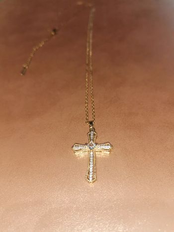 Collier et pendentif spirituel croix chrétienne
