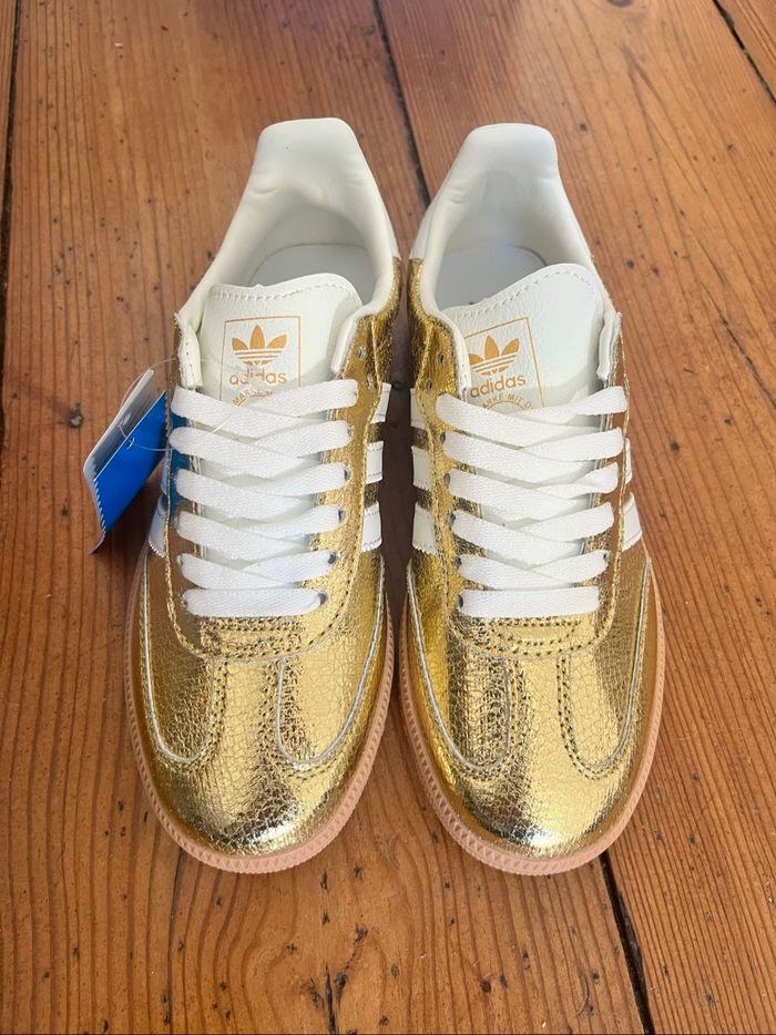 Adidas samba doré - photo numéro 2
