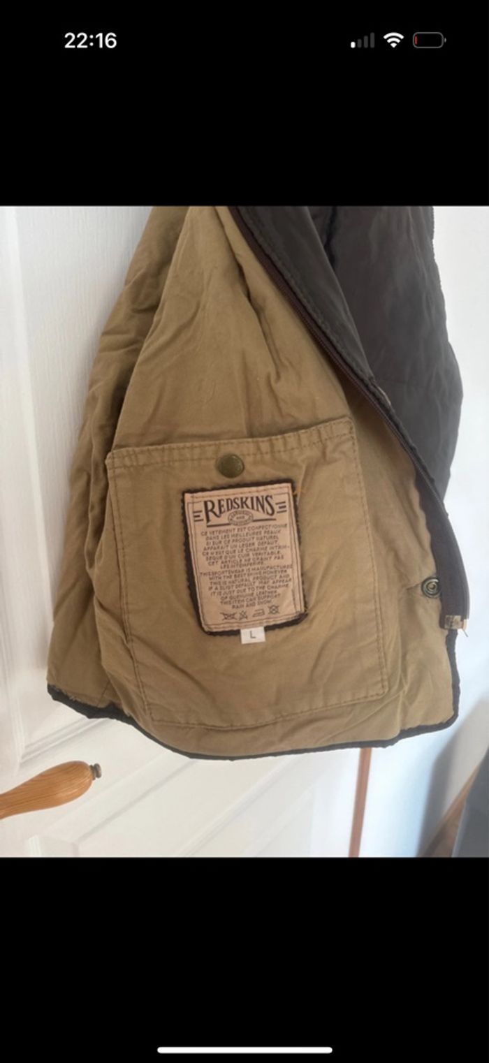 Veste aviateur sans manche Redskins - photo numéro 2