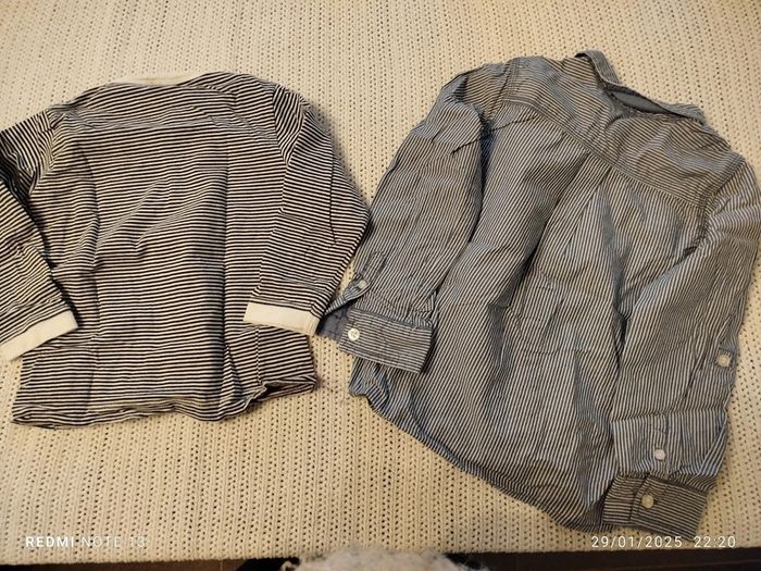 Lot d'un tee-shirt et une chemise ML 4 ans - photo numéro 6
