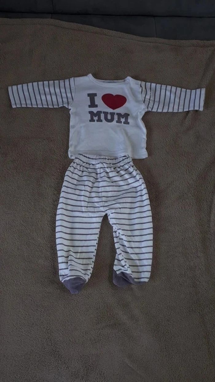 Lot 3 pyjamas printemps été garçon 9 mois - photo numéro 4