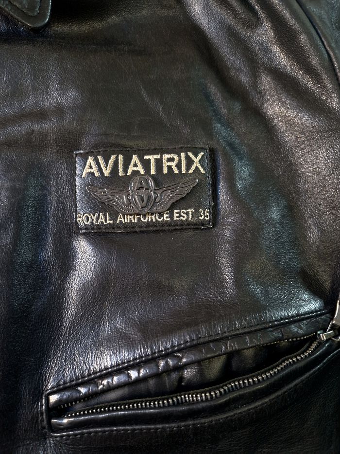 Blouson  cuir  , homme  , bombers  , Aviatrix  , taille  6XL - photo numéro 5