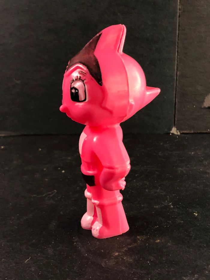 Figurine vintage bootleg Astro boy robot rose - photo numéro 4