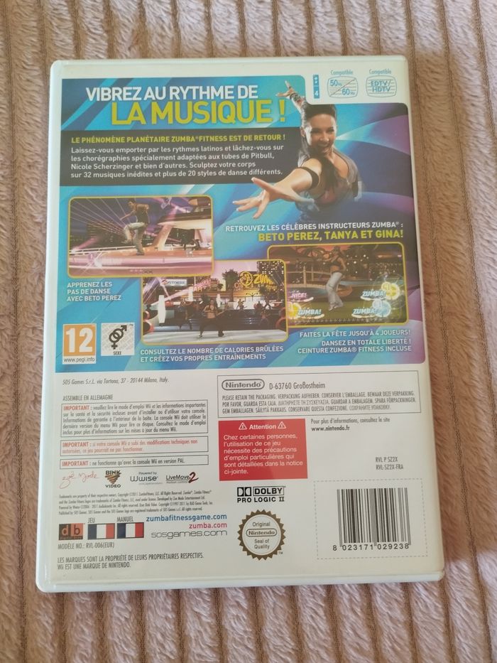 Jeu Wii Zumba - photo numéro 2