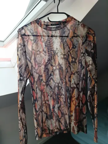 Haut tulle transparent