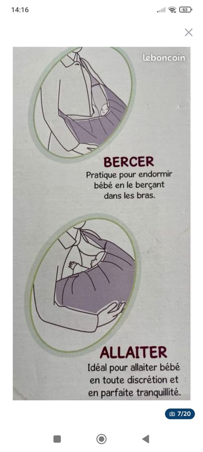 Écharpe porte bébé - photo numéro 2